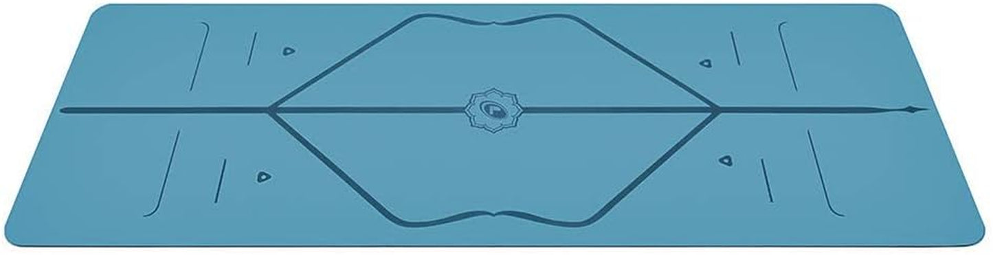 Original Yoga Mat – Free Yoga Bag Included - Patented Alignment System, Warrior-Like Grip, Non-Slip, Eco-Friendly, Sweat-Resistant, Long, Wide, 4.2Mm Thick Mat for Comfort